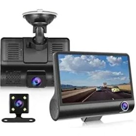 Resim Crdkc Full HD 3 Kameralı Araç İçi Kayıt Kamerası 720p Çift Kamera ile Geniş Görüş Açısı 