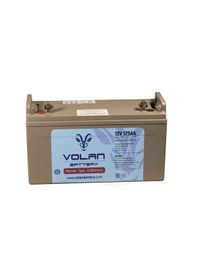 Resim 12 Volt 125 Amper Marin Jel Akü 3 Yıl Garantili - Volan Akü / 325018869 