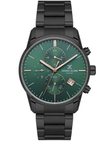 Resim Daniel Klein Dke.1.10843-7 Exclusive Tüm Fonksiyonları Aktif 3 Atm Suya Dayanıklı Çelik Kaplama Siya 