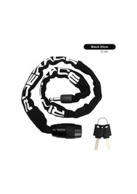 Resim Willowhaven Black Ağır Hizmet Bisiklet Zincir Kilit Çelik Çekirdekli Hırsızlık Önleyici Kolay Montaj Siyah 
