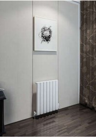 Resim Warma Birgi Yatay Alüminyum Radyatör 485x600 Pütürlü Beyaz Ral 9016 