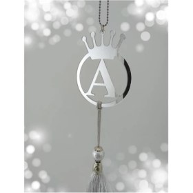 Resim Lizpo Decor Çift Taraflı Ayna A Yazılı Krom Ayna Pleksi Araba Dikiz Aynası Süsü 