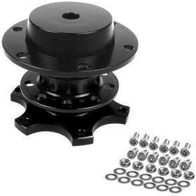 Resim Mufunye 6 Cıvatalı Alüminyum Alaşım Evrensel Direksiyon Simidi Adaptörü - Hızlı Sökme Göbekli Araç İçin Pratik Çıkarma Aparatı 