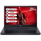 Resim ACER Nitro V15 NH.QSGEY.004 R7 7735HS 16GB 512GB SSD RTX4050-6GB Freedos 165Hz 15.6" Taşınabilir Bil 