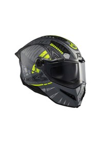 Resim Ghostfighter Sv Boho C3 Gri Motosiklet Çene Açılır Kask Çok Renkli 