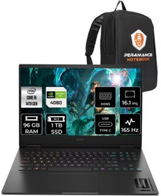 Resim Omen 16-WF1010NT 9J2A5EA I9-14900HX 96GB GB DDR5 1TB SSD 12GB RTX4080 16.1" 7Ms 165HZ FHD FDOS 99J2A5EA11+Zetta Çanta HP