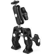 Resim Fortunelane Çok Amaçlı Siyah Alüminyum Kelepçe - 1.5kg Kapasiteli, 20-55mm Sıkma 