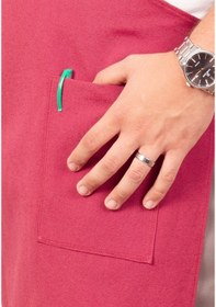 Resim Mutfak Önlüğü Kişiye Ve İsme Özel Nakışlı Mutfak Önlüğü Şef 1 Farklı Renkler Bordo 