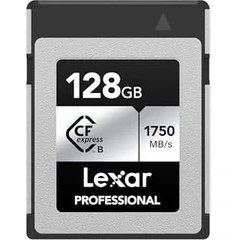 Resim YF Tekstil Ambalaj 128GB Profesyonel Cfexpress Tip B Gümüş Serisi Hafıza Kartı, Fotoğrafçılar, Videografçılar, 1750/1300 Mb/sn'ye Kadar, 8k Video (LCXEXSL128G-RNENG) 