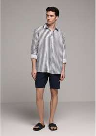 Resim Colin's Colins Regular Fit Orta Bel Düz Erkek Lacivert Şort Cl1080006 Q1.v2 Nav 