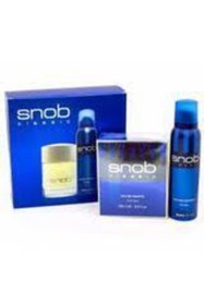 Resim Snob Classic Edt 100 ml Erkek Parfümü ve 150 ml Erkek Deodorant 8142497835016 