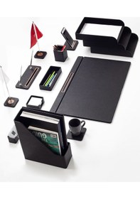 Resim Turgut Office Pera Deri Sümen Takımı Full Set 