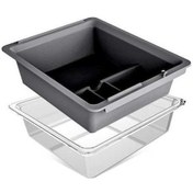 Resim Novahub Orta Konsol Organizatörü, Gizli Çekmece Tepsisi Seti - Siyah, Tesla Model 3/y 2021-2023 İçin Saklama Kutusu 