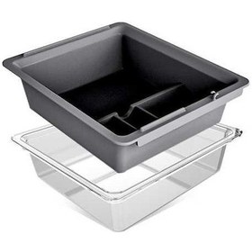 Resim Novahub Orta Konsol Organizatörü, Gizli Çekmece Tepsisi Seti - Siyah, Tesla Model 3/y 2021-2023 İçin Saklama Kutusu 