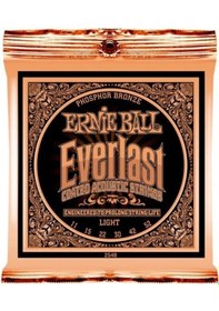 Resim Ernie Ball P02548 Everlast Akustik Gitar Teli Light 