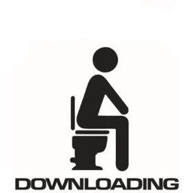 Resim habune Tuvalet Sticker 13 X 15 Cm 