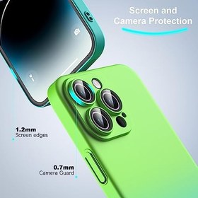 Resim iPhone 14 Pro Max Kılıf, Yeni Tasarımlı İnce Telefon Kılıfı, [10 FT Askeri Sınıf Düşme Koruması], Lens Koruyucu, Gradyan, Yeşil+mavi7-IP14pm-02 