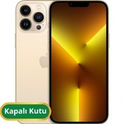 Resim Apple iPhone 13 Pro Max YD Sıfır Kapalı Kutu | 128 GB Altın 