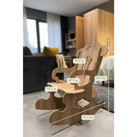 Resim Arion Sandalye | Mdf | Sallanabilir ve Dayanıklı Çocuk Sandalyesi 