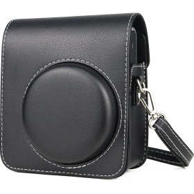 Resim Ykd Store Fujıfılm Instax Mini 40 Için Tam Vücut Deri Kılıf Çanta Siyah (Yurt Dışından) 