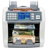 Resim Bill Counter S200 Çift Cıslı Karışık 20 Ülke Para Birimli Dahili Yazıcılı Para Sayma Makinesi 