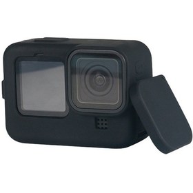 Resim Siyah-gopro Hero 9 İçin Silikon Kılıf Lens Kapağı Koruyucu Kapak Kafes Gopro Hero 9 Siyah Aksesuarlar Go Pro 9 Gopro9 Hero9 İçin 