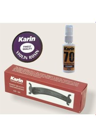 Resim Keman Yastığı 4/4 - 3/4 Keman Reçine Keman Bakım Temizleyici 