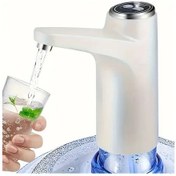 Resim Tongdashop Usb Şarjlı Taşınabilir Su Pompası Beyaz 5 Galon 7 57 18 93 L Şişe İçin Kolay Kurulum 