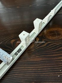 Resim Katlamalı Perde Dekoratif Ray Montaj Ayağı 2.5 cm Kısa Başlık (4 lü Paket) 