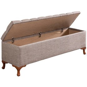 Resim Setaymobilya Yatak Ucu Pufu, Luna Bench, Sandıklı Ayakucu Pufu 