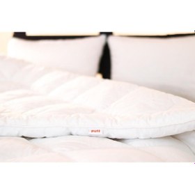 Resim Kışlık Kalın 4kg Pamauklu Kumaş Çift Kişilik Yorgan Beyaz 