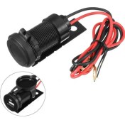 Resim Motoanl Motosiklet Scooter ve Maxı Scooter Uyumlu USB Şarj Aletli Suya Dayanıklı Motor USB 