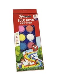 Resim Fixpoint P-1756 Lüks Kutulu Suluboya Büyük 12li 
