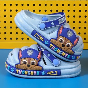 Resim Paw Patrol Kaymaz Çocuk Sandalet Terlik Mavi 