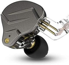 Resim KZ ZSN Pro Hibrit Sürücü In Ear Monitör IEM Kablolu Kulak İçi Oyuncu Kulaklık Mikrofonlu 
