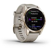 Resim Fenix 7S Sapphire Solar Cream Titanyum Altın Akıllı Saat Garmin