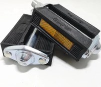 Resim PEDAL BİSİKLET 26-28 JANT İÇİN GELENEKSEL ALU. BİLYALI REFLEKTÖRLÜ ÇİFT SİYAH 