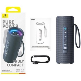 Resim Baseus Aequr 30 Air Taşınabilir Kablosuz Hoparlör Ipx5 Su Geçirmez 20khz Bluetooth 5.3 Açık Hava Etkinlikleri İçin 