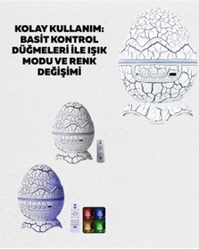 Resim ZERO LAND 1683406782 Yüksek Çözünürlüklü LED Galaksi jektör + 19 Sesli (00634) Uyku Makinesi 