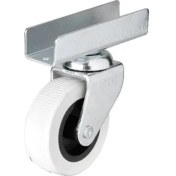 Resim 323 - 50X20 mm Gri Uzun U Tablalı Teker 4 Adet 