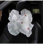 Resim Yay Araba Başkanı Yastık Araba Koltuğu Boyun Yastık Rahat Pamuk Araba Malzemeleri, Renk: Kiraz Kafalık, Size:cherry Headrest 