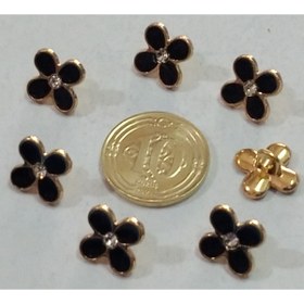 Resim Elitt Taşlı Inci Mineli Metal Bluz Düğmesi-7 Adet 