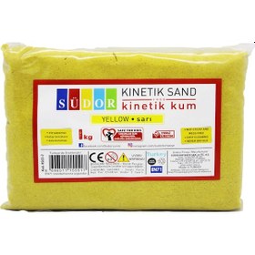 Resim Südor Kinetik Oyun Kumu 900 Gr Sarı 