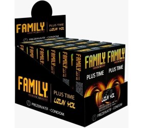 Resim Family Plus Prezervatif Kondom, Li, Aloe Veralı, Rezervuar Uçlu 