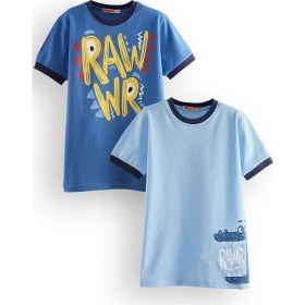 Resim Rawr Erkek Çocuk 2'li Paket T-shirt 