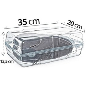 Resim Bay Ayakkabı Koruma Kutusu Saklama Kutusu Kilitli 10 Adet Şeffaf 