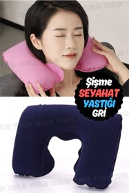 Resim teknotrust Şişme seyahat yastığıyla rahat ve konforlu uzun yol deneyimi 