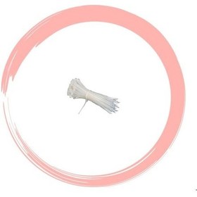 Resim Kablo Bağı Beyaz 2,5mm X 100mm 100lü Paket 