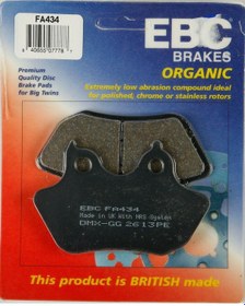 Resim Ebc Fa434 2006-2007 Harley-Davidson Softail Night Train Arka Fren Balatası EBC FA434 Harley-Davidson Softail Night Train FXSTBI Arka Fren Balatası 2006-2007