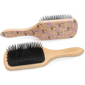 Resim Ahşap, Topuzsuz Ve Baskılı Özel Saç Açma Fırçası / Jt8586/01 - Sxsr-463345 Karışık - Çok Renkli 